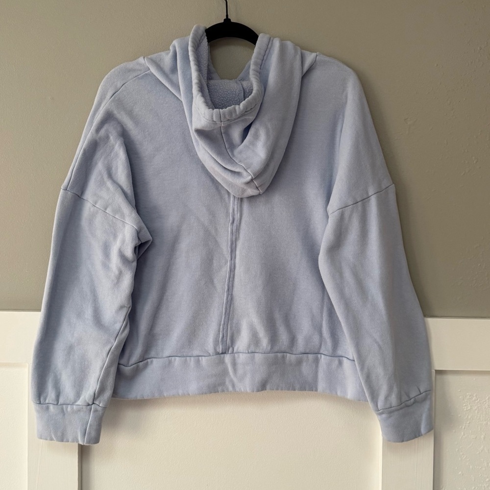 Free People Movement Work It Out Hoodie in Aurora Blue - Picture 9 of 11